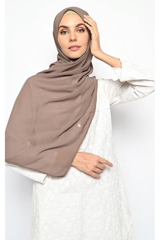 Pasmina Cerutti Crochet Coffe